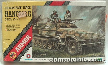 AHM 1/72 German Half-Track Hanomag Sd.Kfz. 251/1, K554 plastic model kit